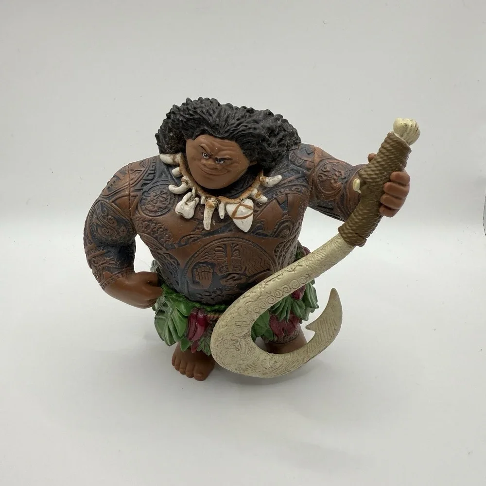 Disney Moana Action Figures Lot of 4- Maui Pua Heihei Te Fiti Lava Monster Te Ka